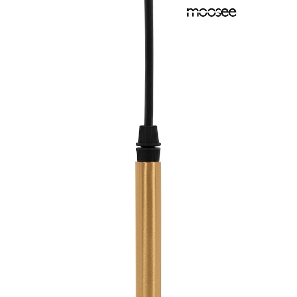 Lampa wisząca RIVA 5 złota - Moosee