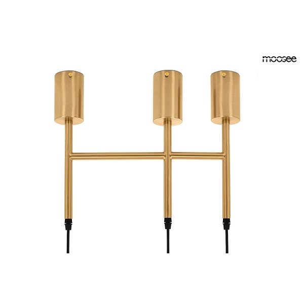 Lampa wisząca RIVA 5 złota - Moosee