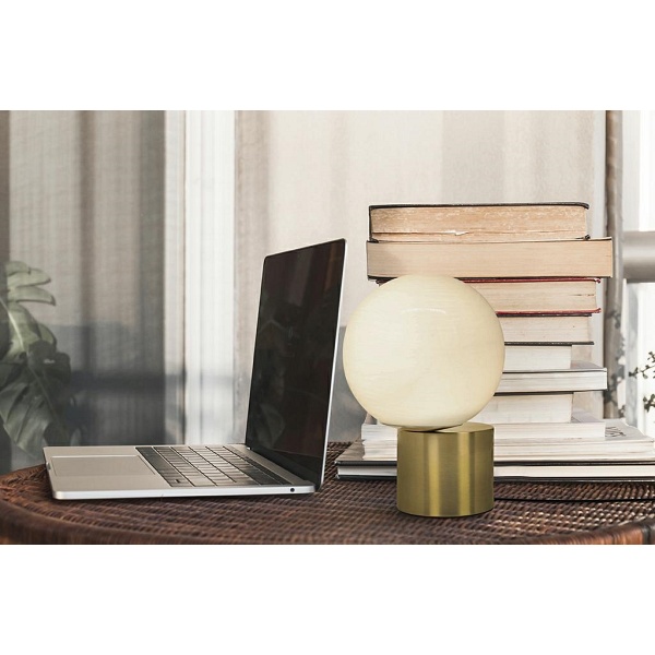 Lampa stołowa PARLA 20 złota - Moosee