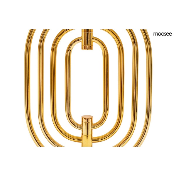 Lampa stołowa BOTTEGA złota / biała - Moosee