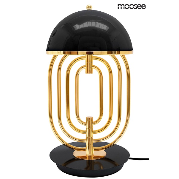 Lampa stołowa BOTTEGA złota / czarna - Moosee