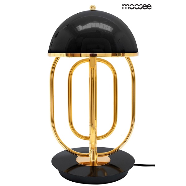Lampa stołowa BOTTEGA złota / czarna - Moosee
