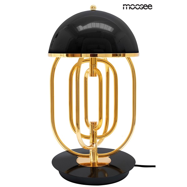 Lampa stołowa BOTTEGA złota / czarna - Moosee