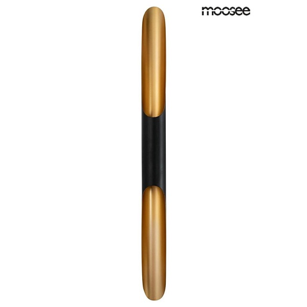 Lampa ścienna CONTEO WALL czarna / złota - Moosee