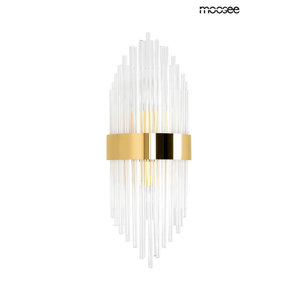 Lampa ścienna FLORENS M złota - Moosee