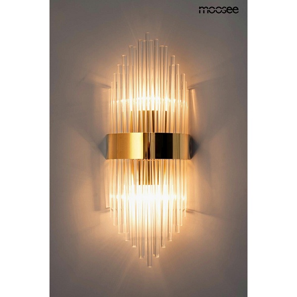 Lampa ścienna FLORENS M złota - Moosee