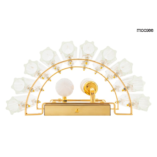 Lampa ścienna PALACE złota - Moosee