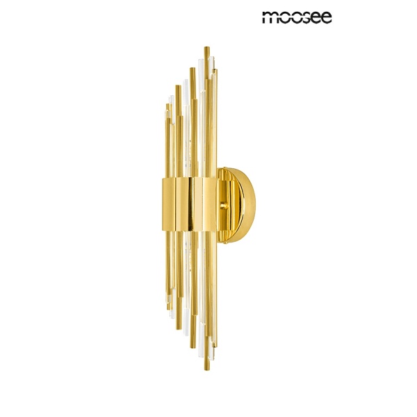 Lampa ścienna AMADEO złota - Moosee