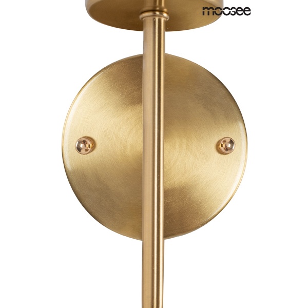 Lampa ścienna TORCH złota - Moosee