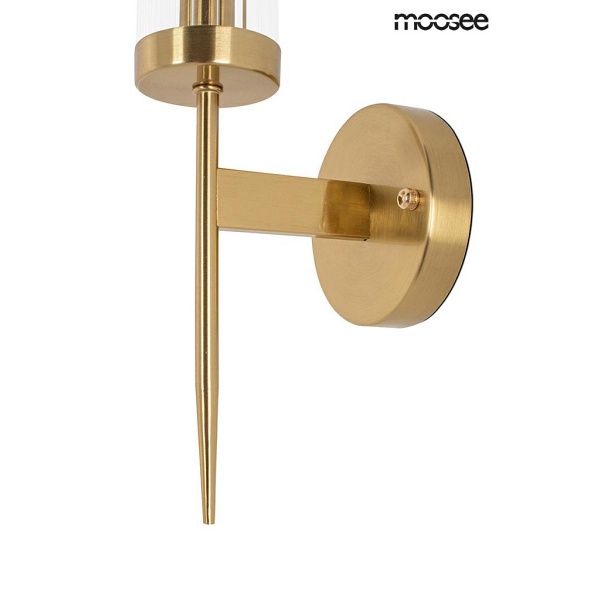 Lampa ścienna TORCH złota - Moosee