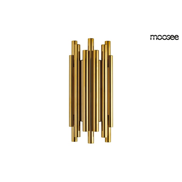 Lampa ścienna ORGANO złota - Moosee