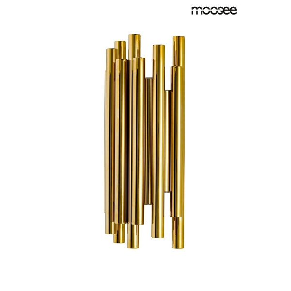 Lampa ścienna ORGANO złota - Moosee