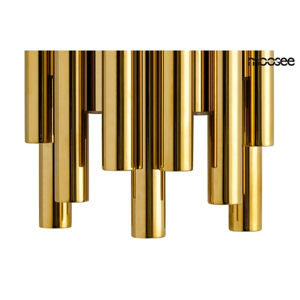 Lampa ścienna ORGANO złota - Moosee