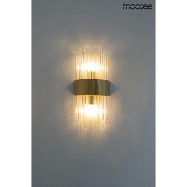 Lampa ścienna PORTOFINO złota - Moosee