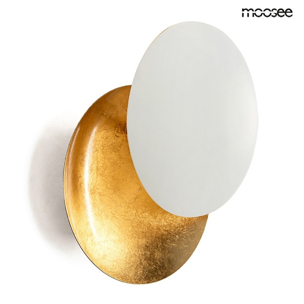 Lampa ścienna ECLISE złota / biała - Moosee