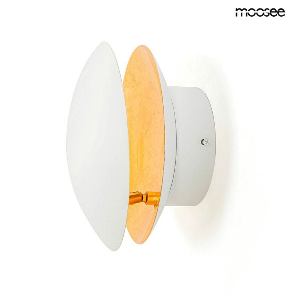 Lampa ścienna ECLISE złota / biała - Moosee