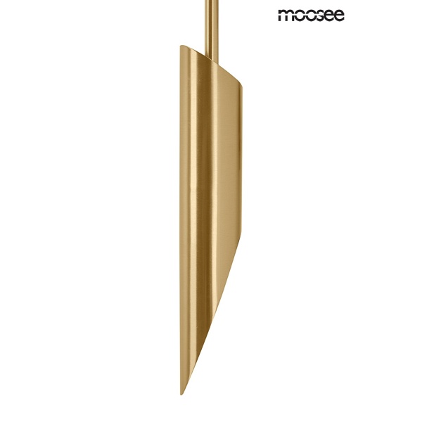 Lampa ścienna LUCCA złota - Moosee