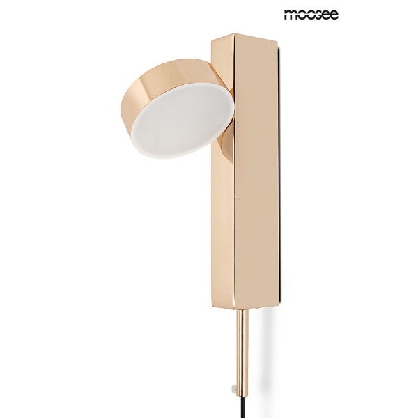 Lampa ścienna CLARID GOLD złota - Moosee