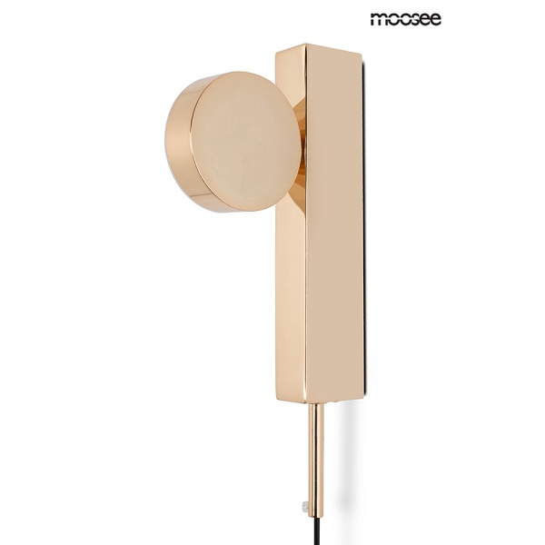 Lampa ścienna CLARID GOLD złota - Moosee