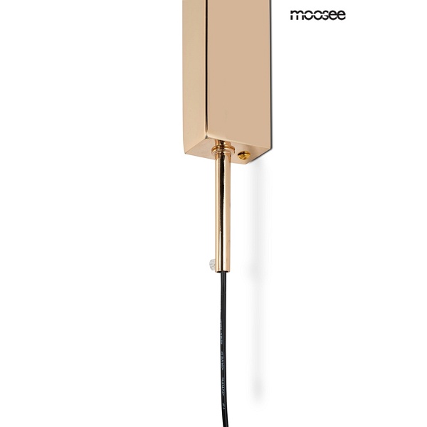 Lampa ścienna CLARID GOLD złota - Moosee