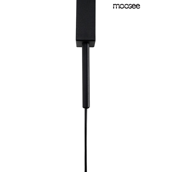 Lampa ścienna CLARID BLACK czarna - Moosee