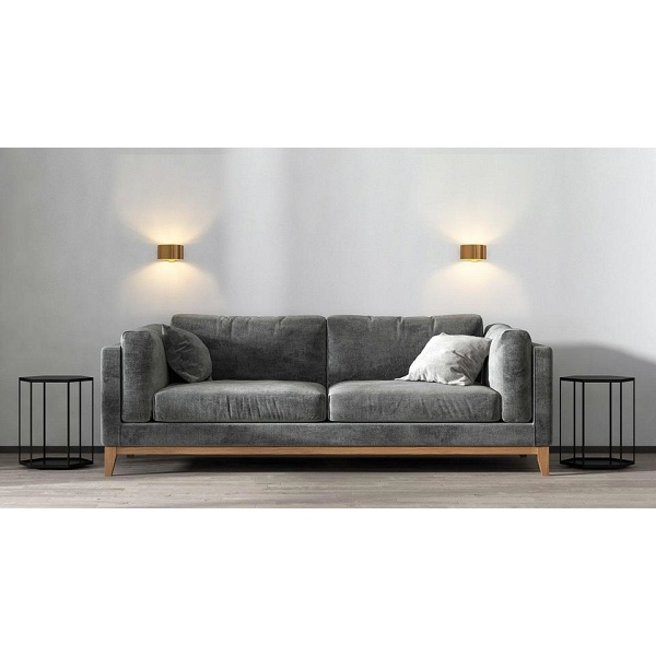 Lampa ścienna ARRO złota - Moosee