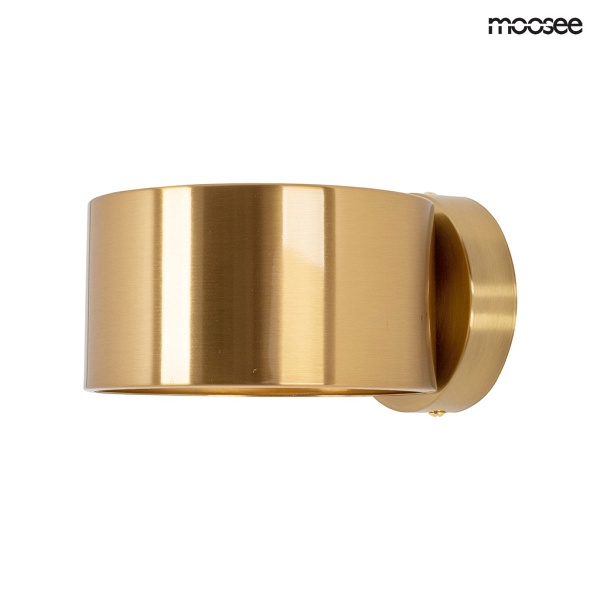 Lampa ścienna ARRO złota - Moosee