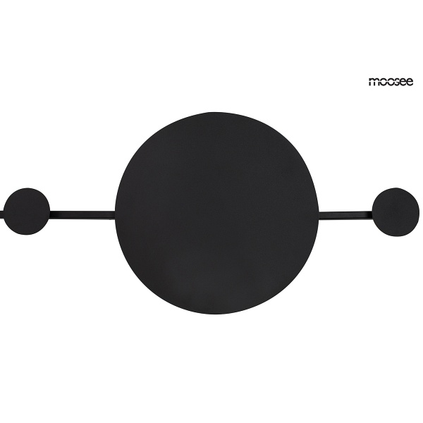 Lampa ścienna SHADOW HANG z wieszakiem czarna - Moosee