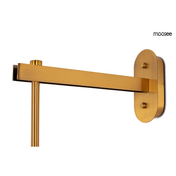 Lampa ścienna LAMPION złota - Moosee