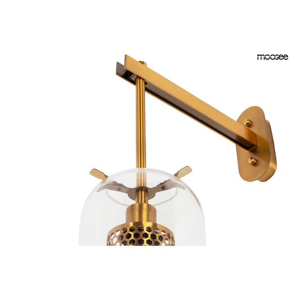 Lampa ścienna LAMPION złota - Moosee