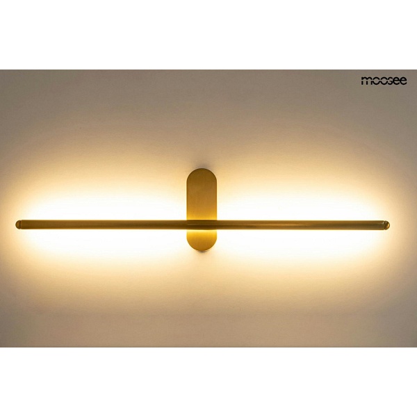 Lampa ścienna TOBIA złota - Moosee