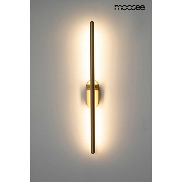 Lampa ścienna TOBIA złota - Moosee