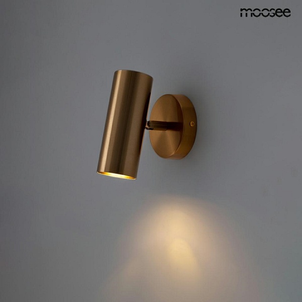 Lampa ścienna SPOT złota - Moosee