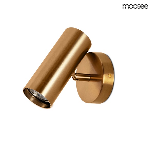 Lampa ścienna SPOT złota - Moosee