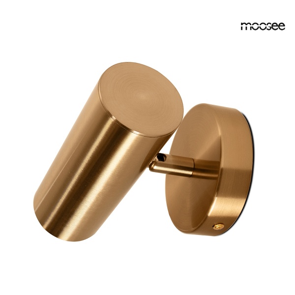 Lampa ścienna SPOT złota - Moosee