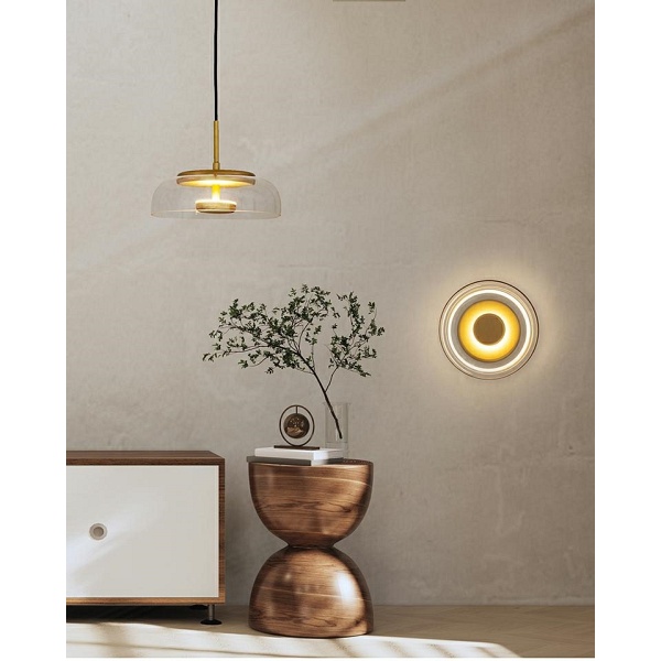 Lampa ścienna EDEN WALL złota - Moosee