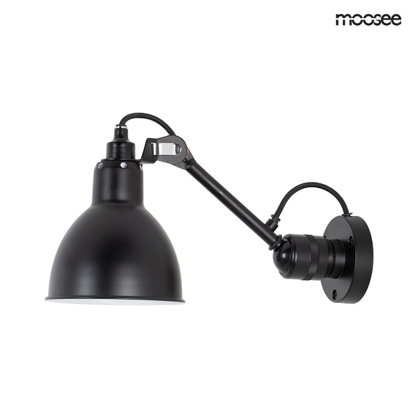 Lampa ścienna FRANK czarna - Moosee