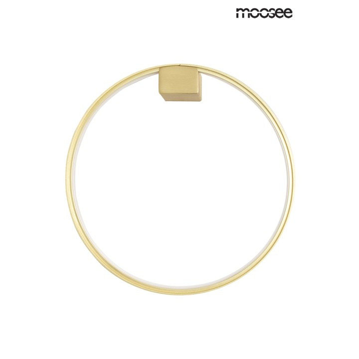 Lampa ścienna CIRCLE WALL złota - Moosee