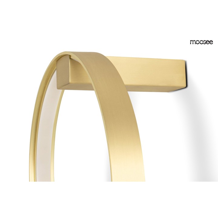 Lampa ścienna CIRCLE WALL złota - Moosee