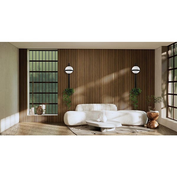 Lampa ścienna PLANT WALL czarna - Moosee