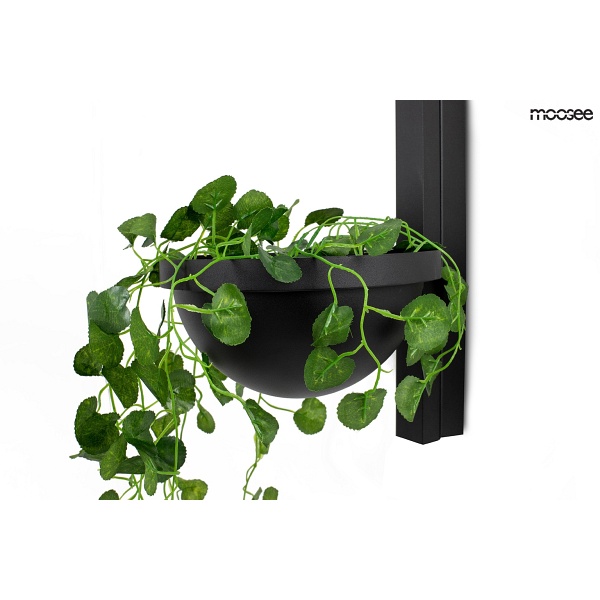 Lampa ścienna PLANT WALL czarna - Moosee