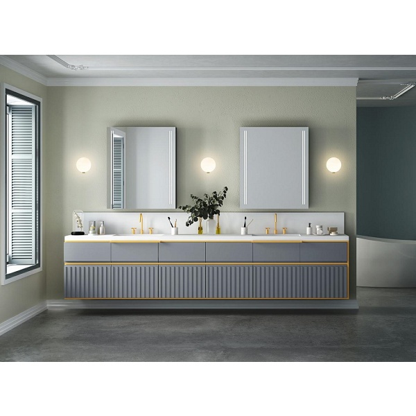 Lampa ścienna BOLL złota - Moosee