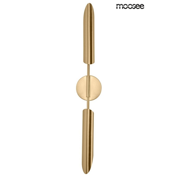 Lampa ścienna LOCCA złota - Moosee