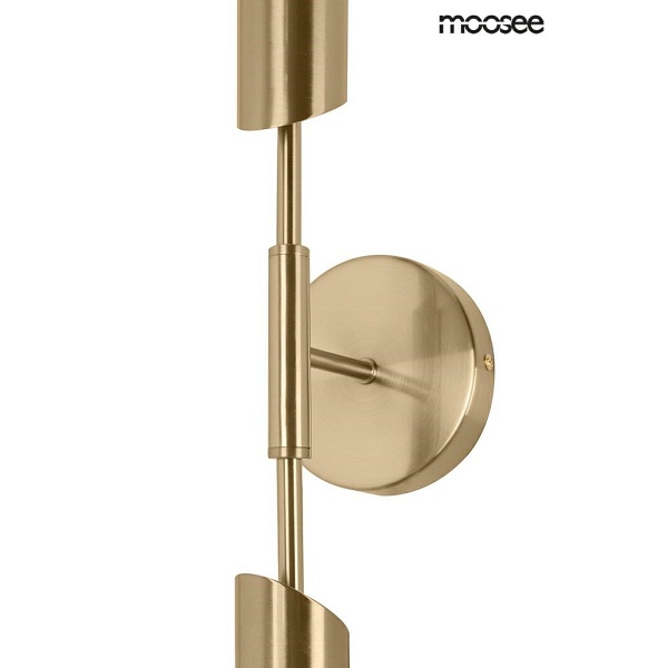 Lampa ścienna LOCCA złota - Moosee