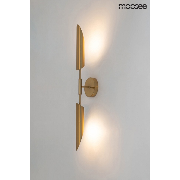 Lampa ścienna LOCCA złota - Moosee