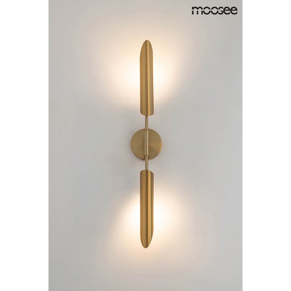 Lampa ścienna LOCCA złota - Moosee