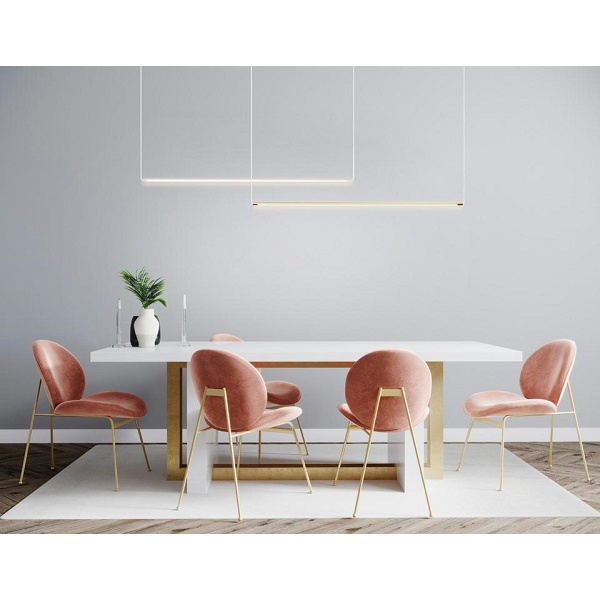 Lampa wisząca OMBRE LEVEL 100 biała - Moosee