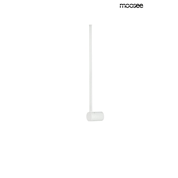 Lampa ścienna OMBRE 60 biała - Moosee