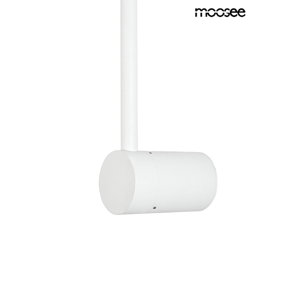 Lampa ścienna OMBRE 60 biała - Moosee