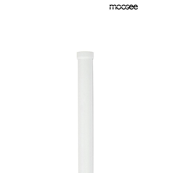 Lampa ścienna OMBRE 60 biała - Moosee